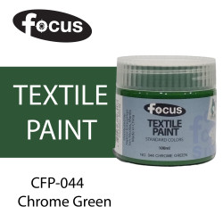 Focus Textile Paint 100ml CFP100-044 Chrome Green