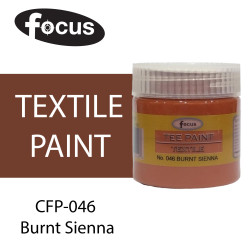 Focus Textile Paint 100ml CFP100-046 Burnt Sienna