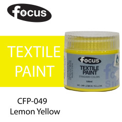 Focus Textile Paint 100ml CFP100-049 Lemon Yello