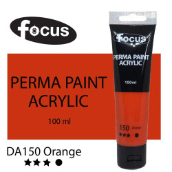 Focus Acrylic Tube Big DA100T-150 Orange