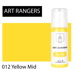 Art-Rangers-Acrylic-marker-60ml-Yellow Mid